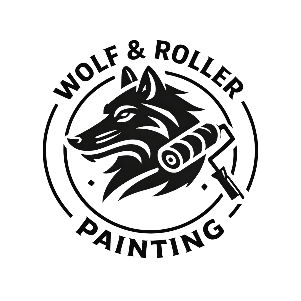 Wolf & Roller Painting Logo